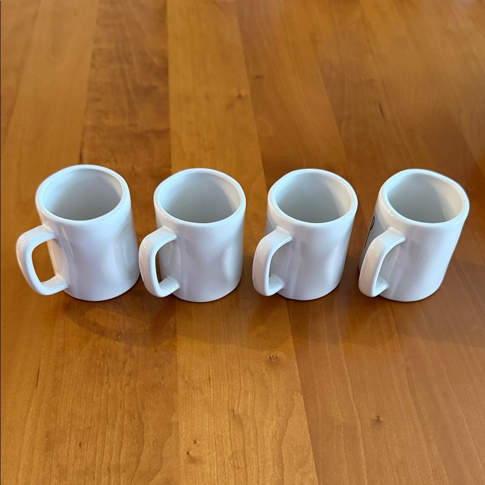 ✨ Rae Dunn Mini Espresso Mug Set – SIP • GULP • DRINK • SLURP (Set of 4) - Picture 4 of 9